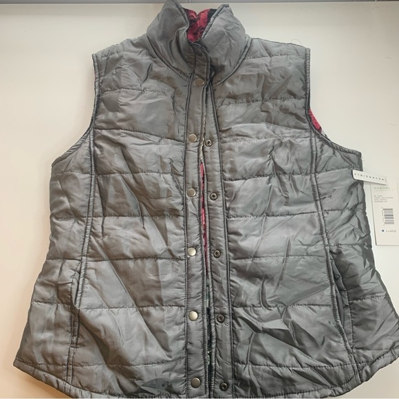 Casual Identity Jackets & Blazers - Women's Gray Quilted Vest